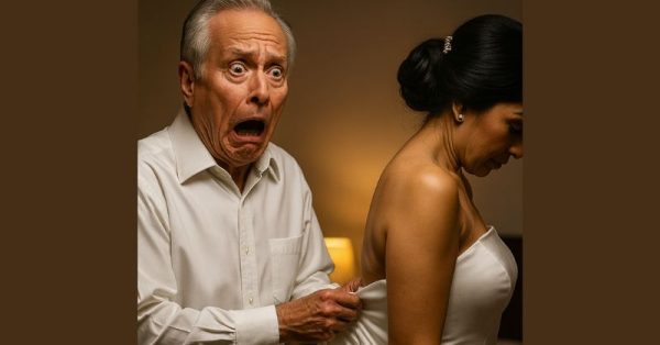 At 61, I remarried my first love. On our wedding night, as I removed my traditional bride's dress, I was surprised and pained to see…