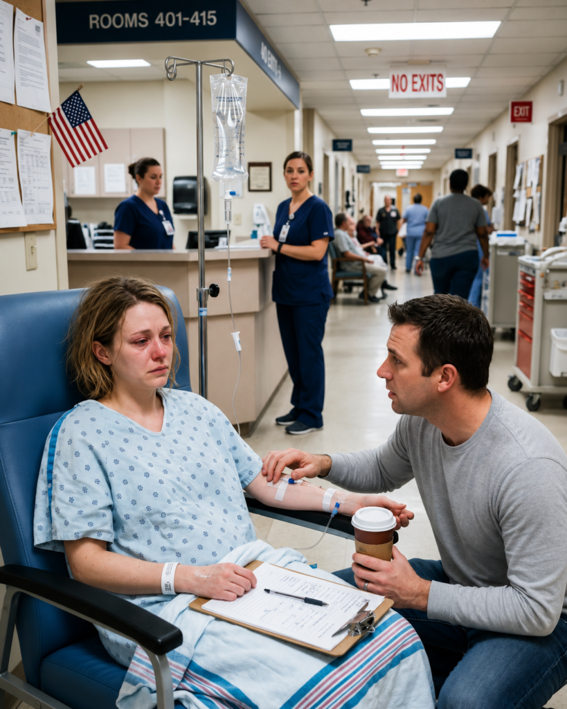 He Found His Ex-Wife Alone At The Hospital And Froze