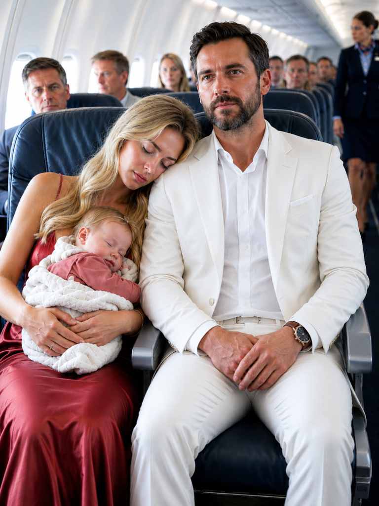 My Former Husband Locked Me Out, Emptied Our Joint Bank Account, And Believed My Baby And I Had Nowhere Else To Turn—Then I Drifted Off On A Stranger's Shoulder During Our Flight... Never Realizing The Man Sitting Beside Me Would Be The One Person Capable Of Uncovering Every Lie He Had Hidden For Years