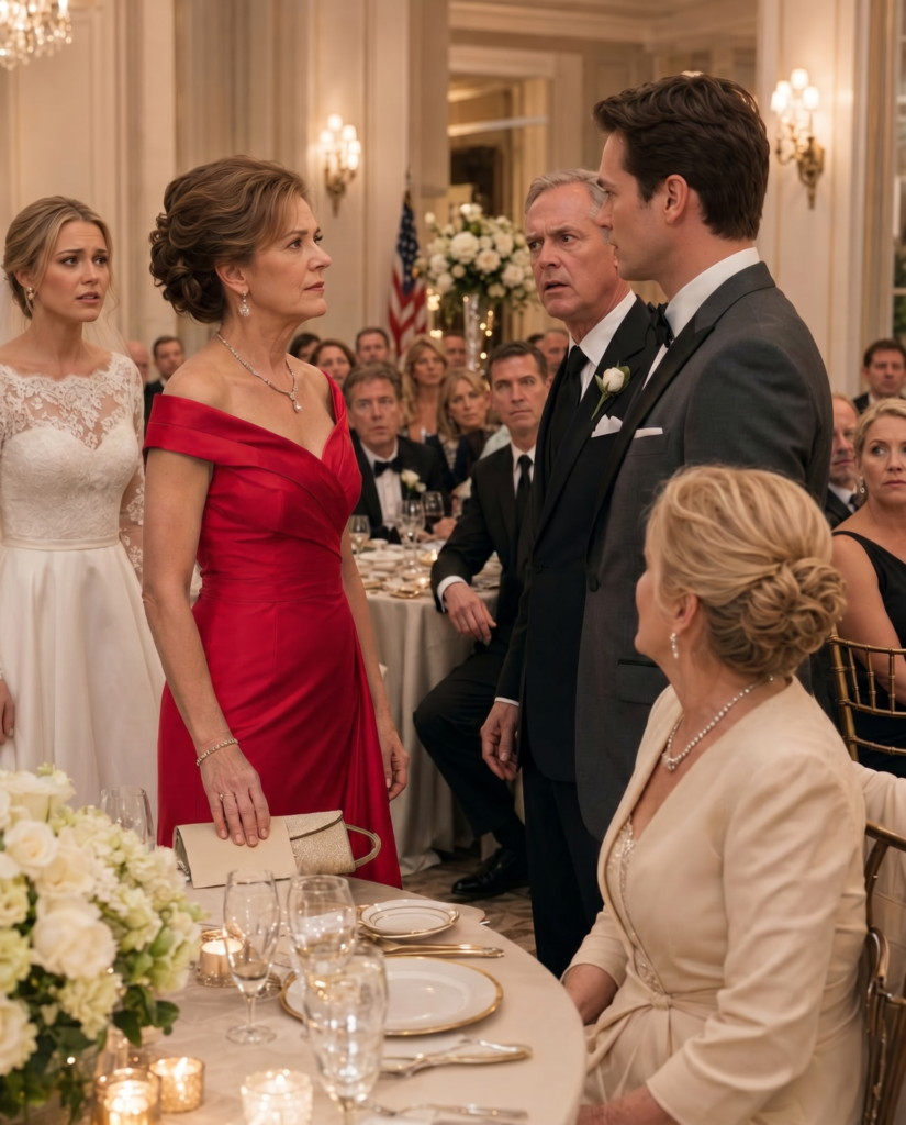At my daughter’s wedding, the one i quietly paid for, her fiancé introduced me to his elegant parents with a smile that made the whole table uncomfortable. “this is her mother,” he said. “the one we have to keep happy until tonight is over.”